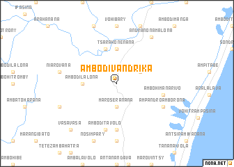 map of Ambodivandrika