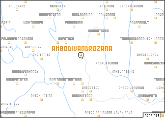 map of Ambodivandrozana