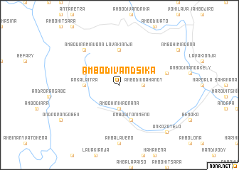 map of Ambodivandsika