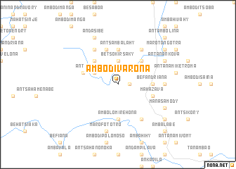 map of Ambodivarona