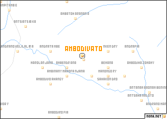 map of Ambodivato