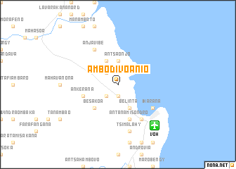 map of Ambodivoanio