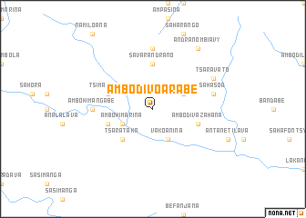 map of Ambodivoarabe