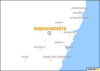 map of Ambodivoaranto