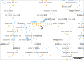 map of Ambodivoara