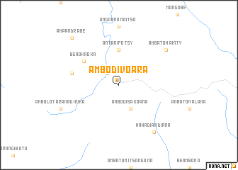 map of Ambodivoara