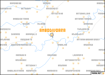 map of Ambodivoara