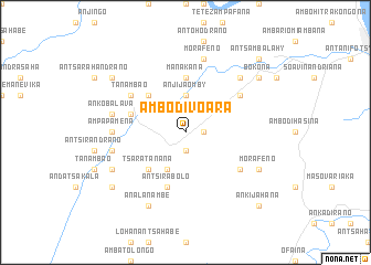 map of Ambodivoara