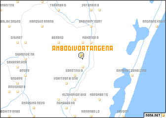 map of Ambodivoatangena