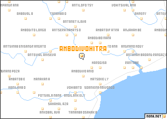 map of Ambodivohitra