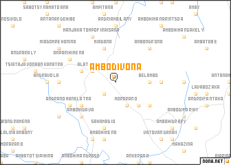 map of Ambodivona