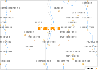 map of Ambodivona