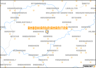 map of Ambohiandriamanitra