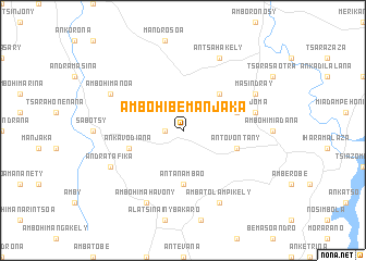 map of Ambohibemanjaka