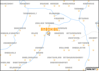 map of Ambohibe