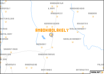 map of Ambohibolakely