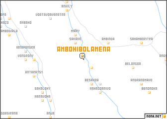 map of Ambohibolamena