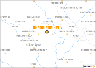 map of Ambohiborikely