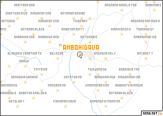 map of Ambohidava