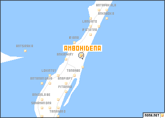 map of Ambohidena