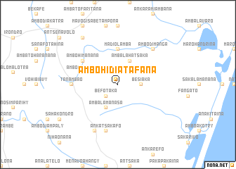 map of Ambohidiatafana