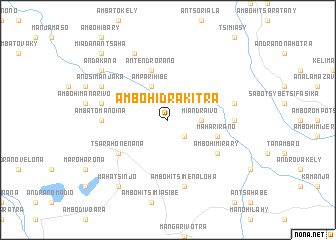 map of Ambohidrakitra