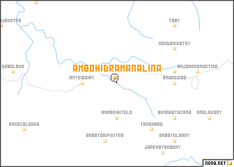 map of Ambohidramanalina