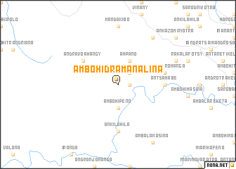map of Ambohidramanalina