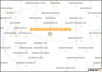 map of Ambohidranandriana