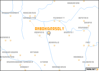 map of Ambohidrasoly