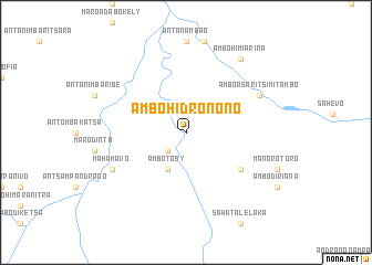 map of Ambohidronono