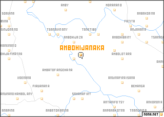 map of Ambohijanaka