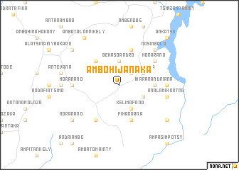 map of Ambohijanaka