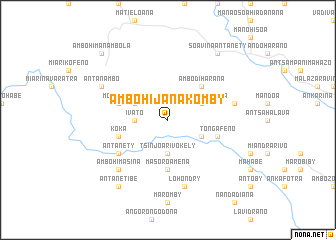 map of Ambohijanakomby