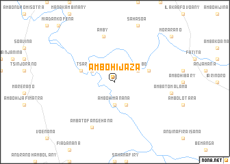 map of Ambohijaza