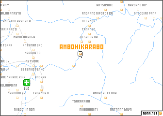 map of Ambohikarabo