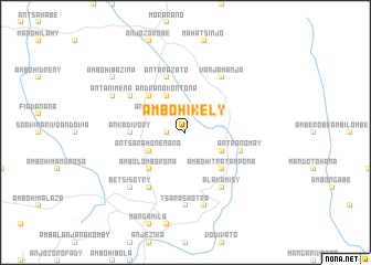 map of Ambohikely