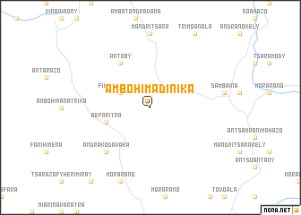 map of Ambohimadinika