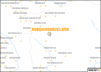 map of Ambohimahavelona