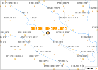 map of Ambohimahavelona