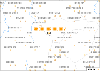 map of Ambohimahavony