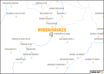 map of Ambohimahazo