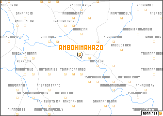 map of Ambohimahazo