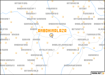 map of Ambohimalaza