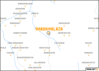 map of Ambohimalaza