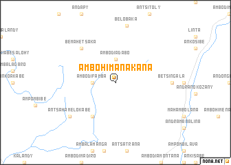 map of Ambohimanakana