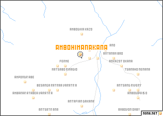 map of Ambohimanakana