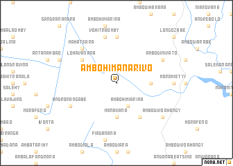 map of Ambohimanarivo