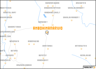 map of Ambohimanarivo