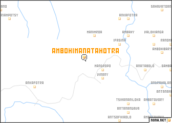 map of Ambohimanatahotra